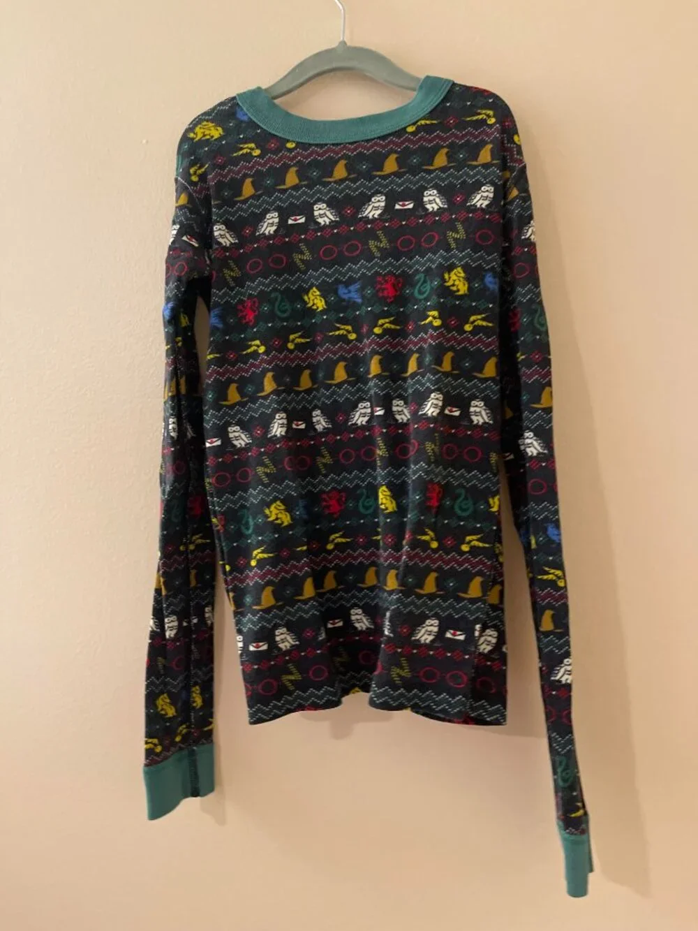 Hanna Andersson x Harry Potter Fair Isle Pajamas Size 12